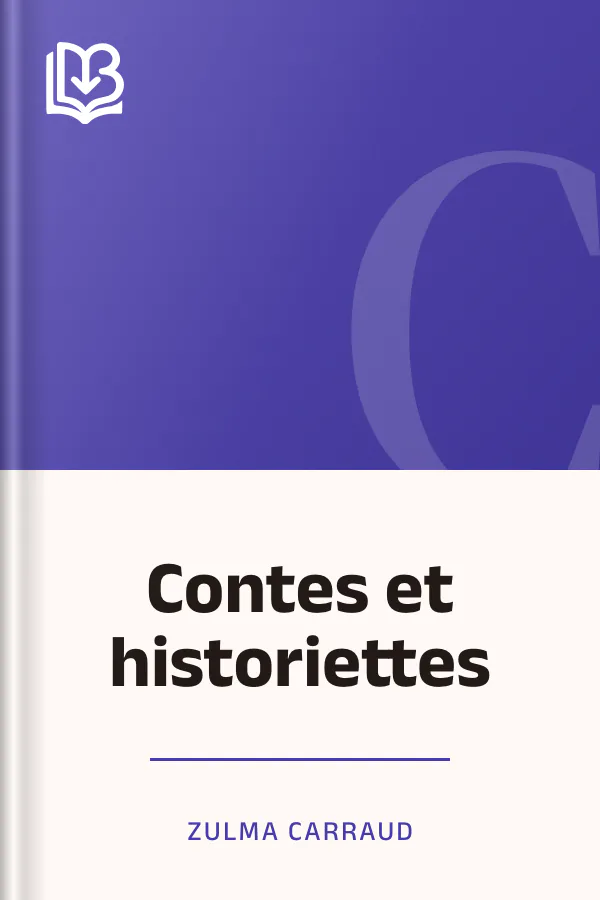Contes et historiettes de Zulma Carraud, couverture du livre