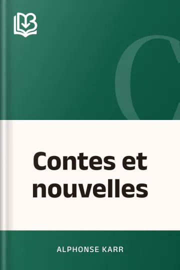 Contes et nouvelles d’Alphonse Karr, couverture du livre