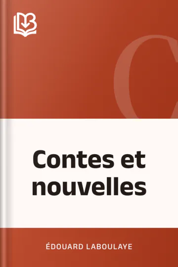 Contes et nouvelles d’Édouard Laboulaye, couverture du livre