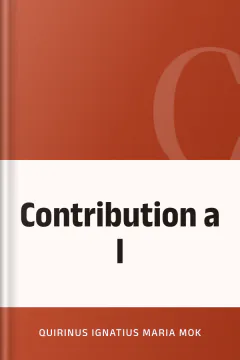 Contribution a l - Quirinus Ignatius Maria Mok