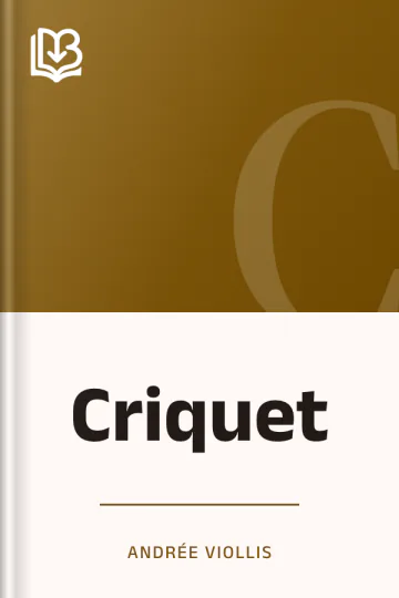 Criquet d’Andrée Viollis, couverture du livre