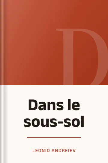 Dans le sous-sol de Leonid Andreiev, couverture du livre