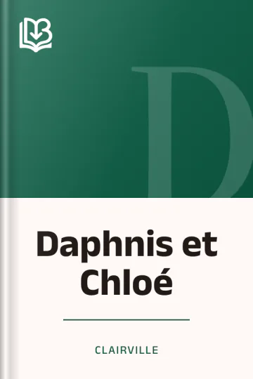 Daphnis et Chloé de Clairville, couverture du livre