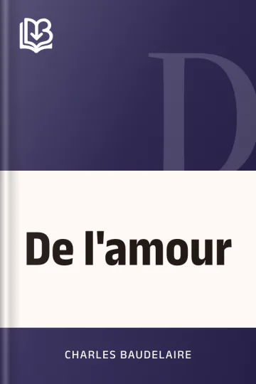 De l'amour de Charles Baudelaire, couverture du livre