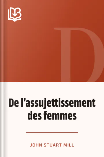 De l’assujettissement des femmes de John Stuart Mill, couverture du livre