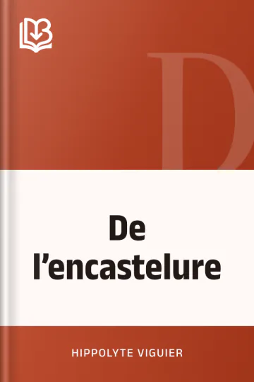 De l’encastelure d’Hippolyte Viguier, couverture du livre