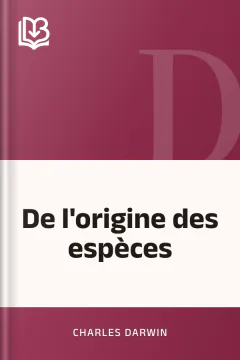 De l'origine des espèces - Charles Darwin