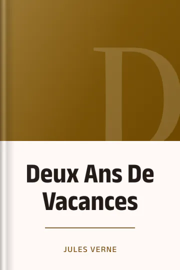 Deux Ans De Vacances de Jules Verne, couverture du livre