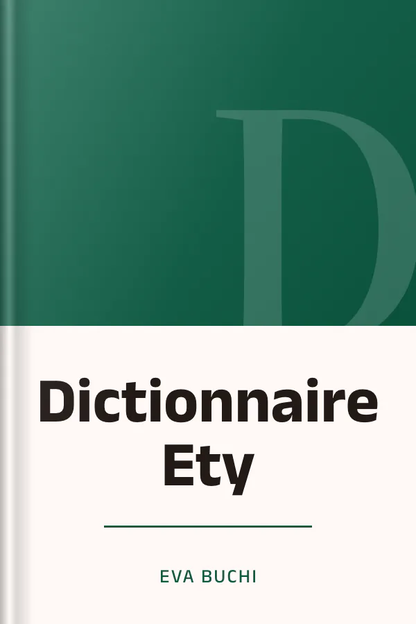 Dictionnaire Ety d’Eva Buchi, couverture du livre