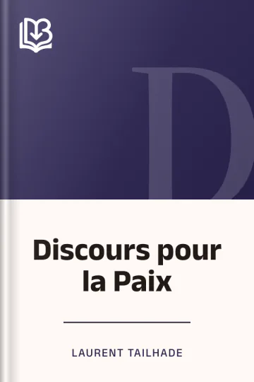 Discours pour la Paix de Laurent Tailhade, couverture du livre