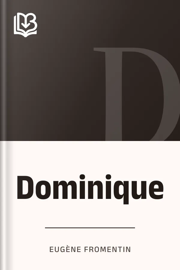 Dominique d’Eugène Fromentin, couverture du livre