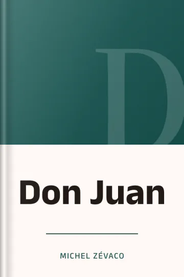 Don Juan de Michel Zévaco, couverture du livre