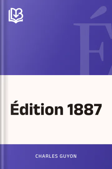 Édition 1887 de Charles Guyon, couverture du livre