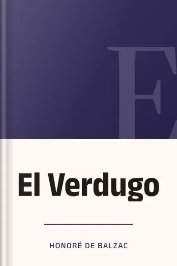 El Verdugo d’Honoré de Balzac, couverture du livre