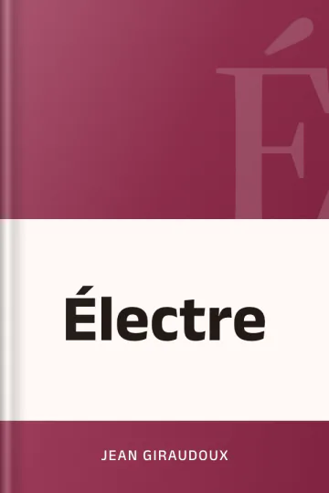 Électre de Jean Giraudoux, couverture du livre