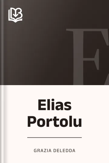 Elias Portolu de Grazia Deledda, couverture du livre