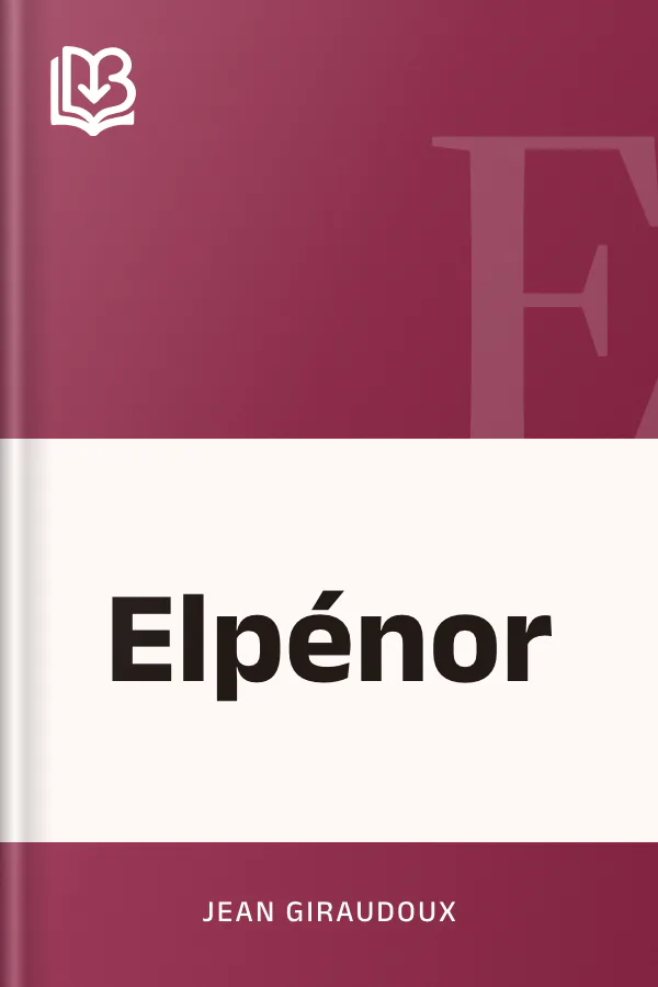 Elpénor de Jean Giraudoux, couverture du livre