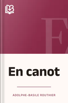 En canot - Adolphe-Basile Routhier