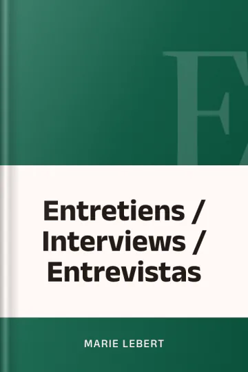 Entretiens / Interviews / Entrevistas de Marie Lebert, couverture du livre