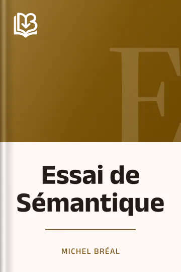 Essai de Sémantique de Michel Bréal, couverture du livre