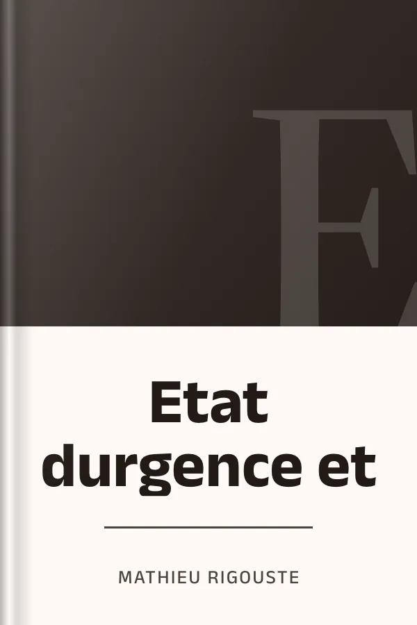 Etat durgence et de Mathieu Rigouste, couverture du livre