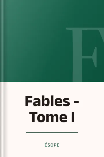 Fables - Tome I d’Ésope, couverture du livre