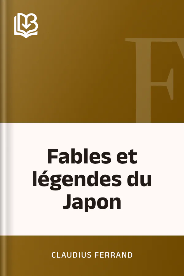 Fables et légendes du Japon de Claudius Ferrand, couverture du livre