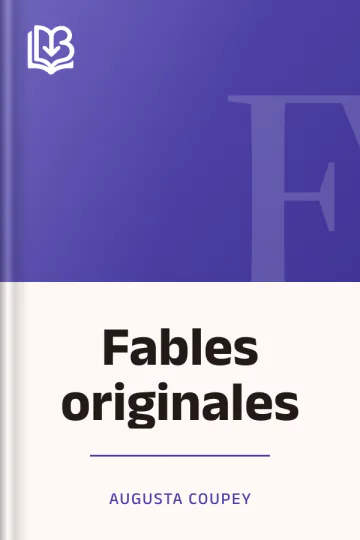 Fables originales d’Augusta Coupey, couverture du livre