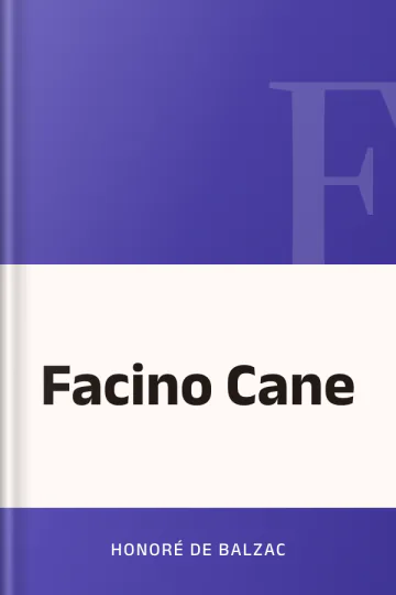 Facino Cane d’Honoré de Balzac, couverture du livre