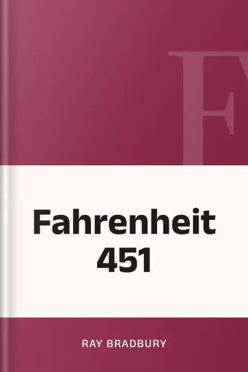 Fahrenheit 451 de Ray Bradbury, couverture du livre