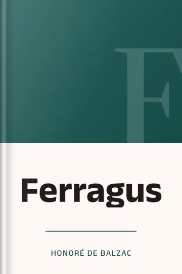 Ferragus d’Honoré de Balzac, couverture du livre
