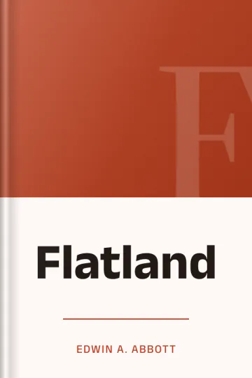 Flatland d’Edwin A. Abbott, couverture du livre