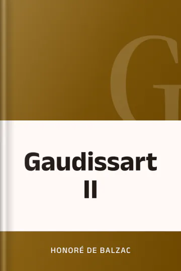 Gaudissart II d’Honoré de Balzac, couverture du livre