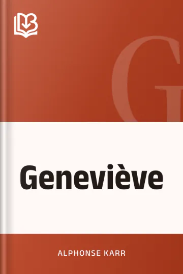 Geneviève d’Alphonse Karr, couverture du livre