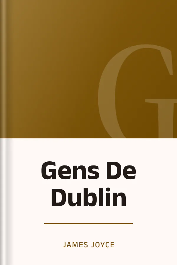 Gens De Dublin de James Joyce, couverture du livre