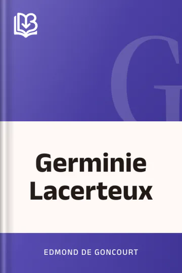 Germinie Lacerteux d’Edmond de Goncourt, couverture du livre