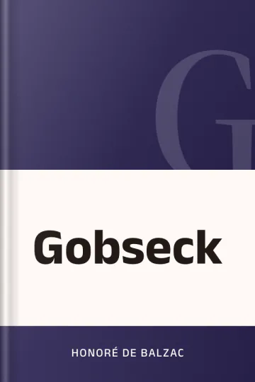 Gobseck d’Honoré de Balzac, couverture du livre