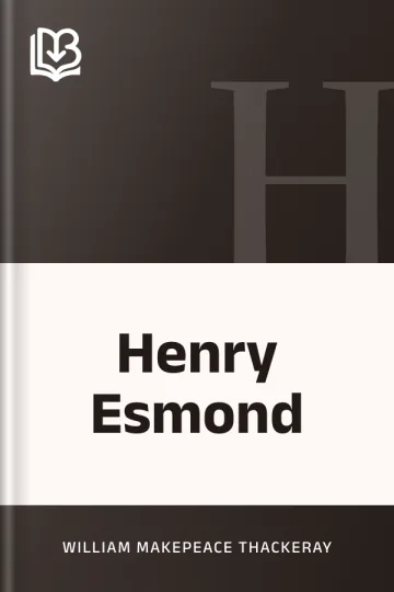 Henry Esmond de William Makepeace Thackeray, couverture du livre