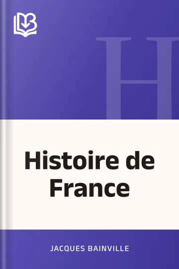Histoire de France de Jacques Bainville, couverture du livre