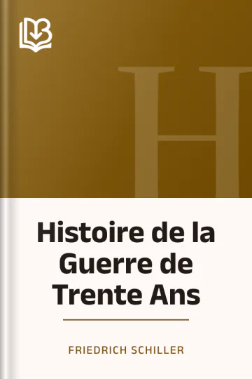 Histoire de la Guerre de Trente Ans de Friedrich Schiller, couverture du livre
