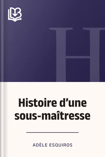 Histoire d’une sous-maîtresse d’Adèle Esquiros, couverture du livre