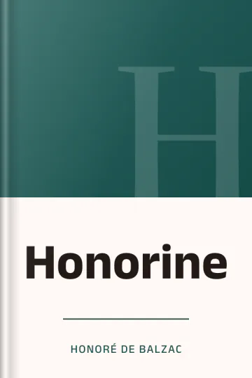 Honorine d’Honoré de Balzac, couverture du livre