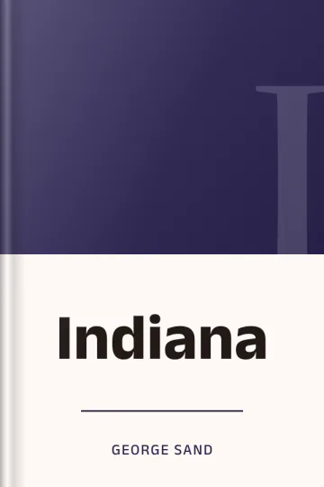 Indiana de George Sand, couverture du livre