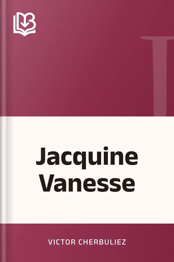 Jacquine Vanesse de Victor Cherbuliez, couverture du livre