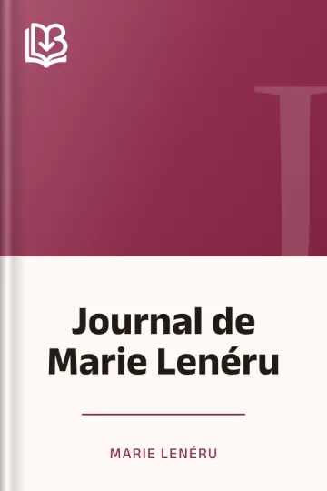 Journal de Marie Lenéru de Marie Lenéru, couverture du livre