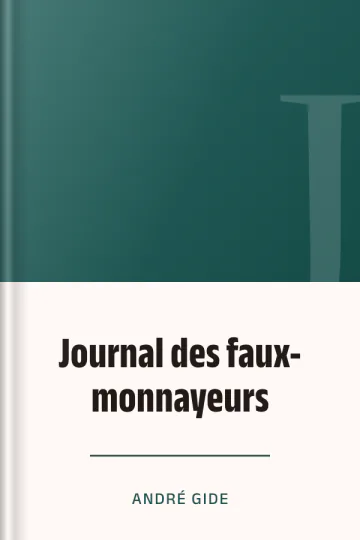 Journal des faux-monnayeurs d’André Gide, couverture du livre