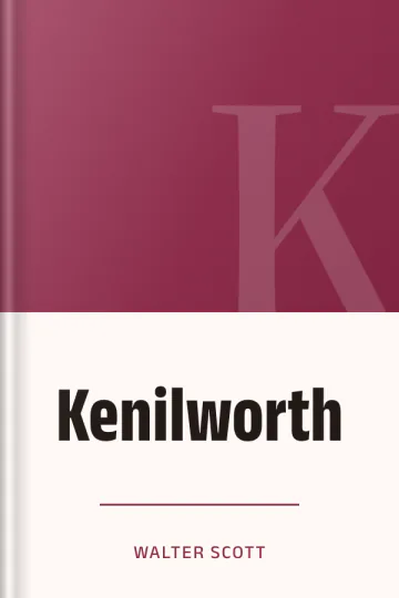 Kenilworth de Walter Scott, couverture du livre