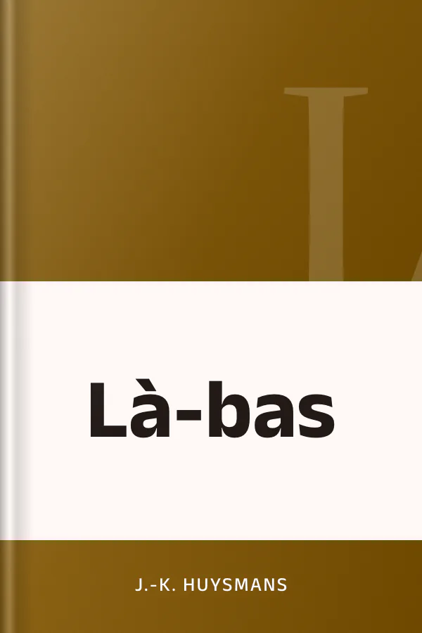 Là-bas de J.-K. Huysmans, couverture du livre