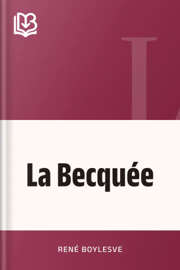 La Becquée de René Boylesve, couverture du livre