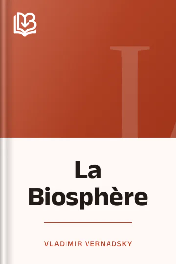 La Biosphère de Vladimir Vernadsky, couverture du livre